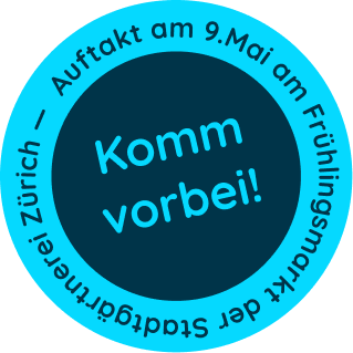 Auftakt am 9. Mai am Frühlingsmarkt der Stadtgärtnerei Zürich - Komm vorbei!